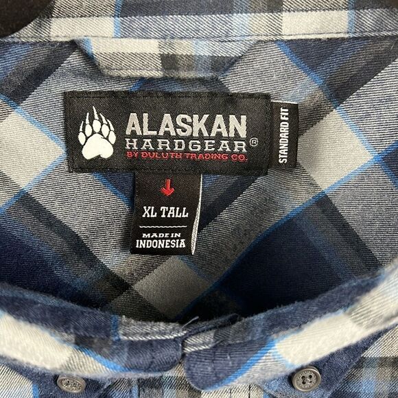 Duluth AKHG Alaskan Hardgear Midnight Sun Flannel Shirt XL TALL - Picture 2 of 11